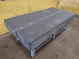 8' X 4' X 10" CHALLENGE PRECISION LAYOUT INSPECTION GRANITE TABLE: STOCK #23792
