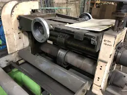 18" X 2.50" RUECSH SLITTING HEAD AND SCRAP WINDER STOCK# 3989