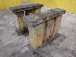 29.5" X 8" X 24" HIGH STEEL MACHINED PARALLEL BLOCKS, SET OF 2: STOCK #23742