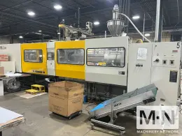 610 TON 126 OZ TOSHIBA MODEL ISGS610WV21-59B INJECTION MOLDING MACHINE MFG 2002