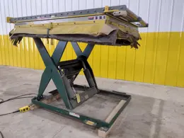 3500 LB X 60" X 48" SOUTHWORTH MODEL #LS4-36 HYDRAULIC SCISSOR LIFT TABLE, 110V SINGLE PHASE: STOCK #20928