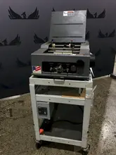 ADVENT LABEL APPLICATOR CO MODEL NO.465 WITH STANDING CART