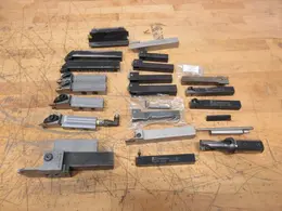 Turning and Drilling Inserted Tooling, Assorted Brands and Types, Facing, Grooving/Parting, Knurling- Auction Item