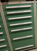 7-DRAWER VIDMAR CABINET: STOCK #21536