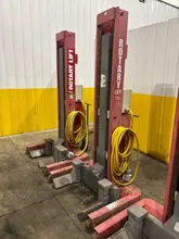 (2) 15,000 LBS ROTARY MODEL #HP615-100 AUTOMOTIVE COLUMN LIFT JACKS: YOBRO #25723