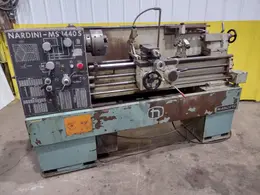 14" x 40" NARDINI MODEL #MASCOTTE 1440S GAP BED ENGINE LATHE, 1.75" HOLE: STOCK #18997