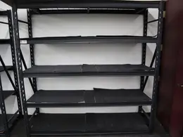 Notch Style Racking with 5 Adjustable Shelves- Auction Item