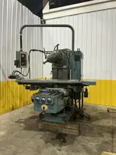 70" X 18" HECKERT MODEL #FU-400E UNIVERSAL MILL, WITH VERTICAL HEAD &amp; FANUC FEEDS: YOBRO #25329