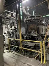 Inductotherm power melt 5 ton pressure pour furnace with power supply and controls and visipour system, water and hydraulic systems