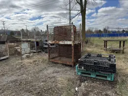 (15) 34" X 35" X 30" WIRE BASKETS: STOCK #23217