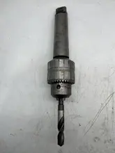 1/16" TO 3/4" LFA HEAVY DUTY CHUCK MODEL 85-9A 4JT, TAPER &amp; DRILL BIT: STOCK #16021