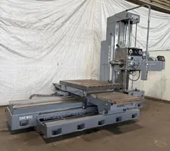 4" DAEWOO MODEL #D11ORT TABLE TYPE HORIZONTAL BORING MILL, #50 TAPER: YOBRO #25782