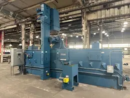 18" VIKING BLAST &amp; WASH SYSTEMS OD PIPE / ROD SHOT BLAST MACHINE, NEW 2023