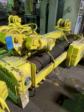 Wright 7 ton electric hoist Model C3W07 s/n 533-20-10351, wth pendent controls, drum # 5, 15/5 fpm, 59' lift, 460 volt