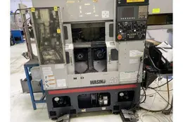 Amada Wasino AA-1 2 Spindle 2 Turret CNC Turning Machine with Live Milling