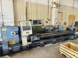 157.5″ Dainichi DL75x400 Engine Lathe, 1996 – Fanuc CNC Control, Tailstock, Steady Rests