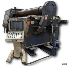 1.42″ x 10′  Faccin 4HEL-3146 CNC Plate Roller, 2016 – Overhead &amp; Side Supports