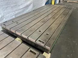 80" X 157" X 13" G &amp; L T SLOTTED FLOOR PLATE: STOCK #76802