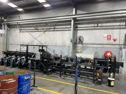 100MM ROBERTSON 2-ROLL TUBE &amp; BAR STRAIGHTNER W/ TABLES