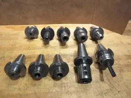 CAT50 Ridged Endmill &amp; ER32 Collet Toolholders- Auction Item
