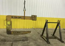 10 TON X 48" CALDWELL #82-10-48 COIL LIFT C-HOOK. STOCK # 0436026