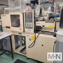 19 TON 0.4 OZ SODICK MODEL TR18S3 PLUNGER STYLE INJECTION MOLDING MACHINE MFG 2000/1999 ( 7) AVAILABLE