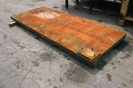 10' X 50' SOLID STEEL BOLSTER PLATE: STOCK #50749