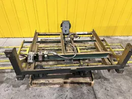 24" W X 108" L ROWE FLIP UP COIL FEED THREADING TABLE: STOCK 22479
