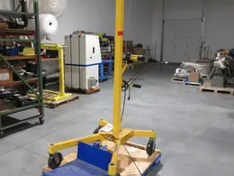 Vestil Steel Portable Work Site Lift 500 Lb. Capacity, With 110V Electric Super Winch- Auction Item