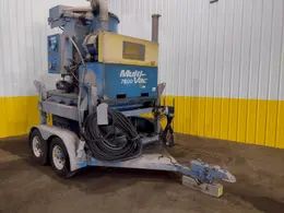 75 HP X 2 YARD MULTI-VAC MODEL #7500 MILLENIUM SERIES PORTABLE TRAILER MOUNTED VACUUM SYSTEM: STOCK #18866