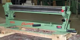 2" Diameter x 36" NEW Chicago Manual Slip Roller Model SR3622