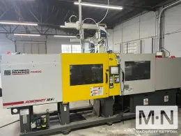 165 TON 8.8 OZ CINCINNATI ROBOSHOT MODEL R165 ELECTRIC INJECTION MOLDING MACHINE MFG 1999