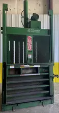 30" x 60" PHILADELPHIA TRAMRAIL MODEL #3400HD VERTICAL HYDROLIC BALER STOCK # 2788