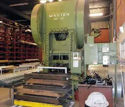 300-Ton Minster Model 40-10-½ Straight Side Double Crank Press
