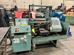 USED W.F. WELLS 10" X 17" HORIZONTAL DUAL POST SEMI-AUTOMATIC BANDSAW MODEL W-10-1, Year: 1995