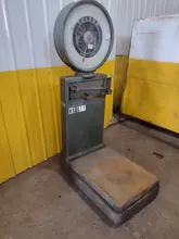 125 LB TOLEDO MODEL #2181 FLOOR SCALE: STOCK #18816