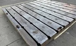 10' X 10' GREAT LAKES T SLOTED FLOOR PLATE: STOCK # 3762