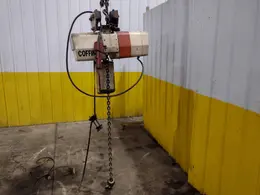 2 TON COFFING MODEL #EC-4016-2 ELECTRIC MOTORIZED CHAIN HOIST WITH TROLLEY: STOCK #24474