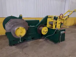 12" WIDE TORRINGTON 4" ARBOR PULL-THROUGH SLITTING LINE: STOCK #16504