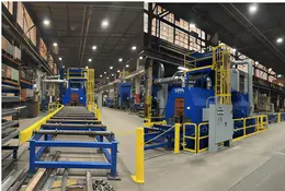 Doral 6048 Structural Plate Shot Blast, 2016- 62″ wide plate, 30″ x 48″ I-Beam