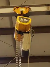 2 TON JET ELECTRIC CHAIN HOIST WITH TROLLEY: STOCK #78176