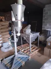 Per-Fil MF Semi-Automatic Auger Filler with Hopper and Flexible Screw Conveyor, 2011