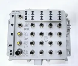 ALLEN BRADLEY 1783-ZMS8T8E2TGP ARMORSTRATIX ETHERNET SWITCH USED