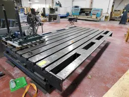 160" X 92" T-SLOT TABLE: YOBRO #24039
