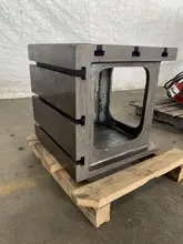 18" W X 18" D X 18" H CARLTON T-SLOTTED DRILL BOX TABLE. STOCK #0680224