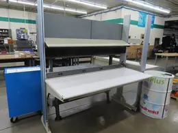 Adjustable Work Bench w Power Strip- Auction Item