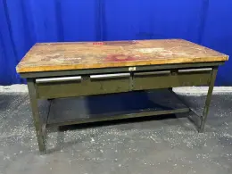 STRONG HOLD 36” X 72” / 2 DRAWERS WORKBENCH
