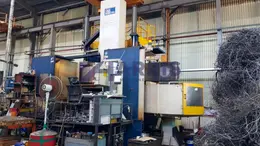 78" HNK HIGH COLUMN CNC VERTICAL BORING MILL WITH 78" TURNING HEIGHT, LIVE MILLING, FANUC 32i, 2014