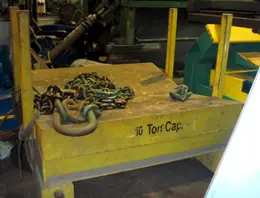 10 TON COIL TRANSFER CAR WITH RAILS: STOCK #61551