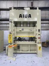 200 ton Aida PDA-20M Used Straight Side Mechanical Metal Stamping Press For Sale, Under Power!